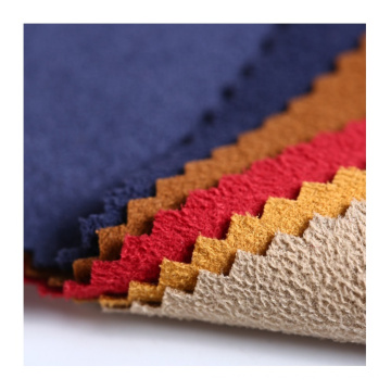 China Textiles 170gsm Doppelgesicht Faux Stretch Polyester Wildleder Stoff Stoff